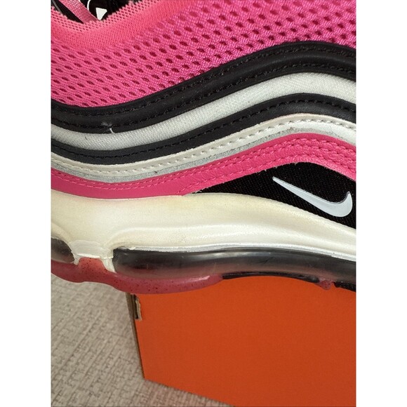 WMNS NIKE AIR MAX 97 LX "SAKURA PACK" PINK BLAST-WHITE-BLACK SZ 7 [CV3411-600] - Picture 9 of 11